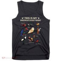 Cool Bird Lover Birdwatching Present Birdwatcher Birder Gift Tank Top thumb 0