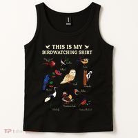 Cool Bird Lover Birdwatching Present Birdwatcher Birder Gift Tank Top thumb 2