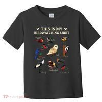 Cool Bird Lover Birdwatching Present Birdwatcher Birder Gift Toddler T-Shirt thumb 0
