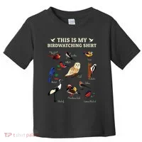 Cool Bird Lover Birdwatching Present Birdwatcher Birder Gift Toddler T-Shirt thumb 0