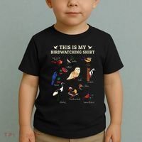 Cool Bird Lover Birdwatching Present Birdwatcher Birder Gift Toddler T-Shirt thumb 2