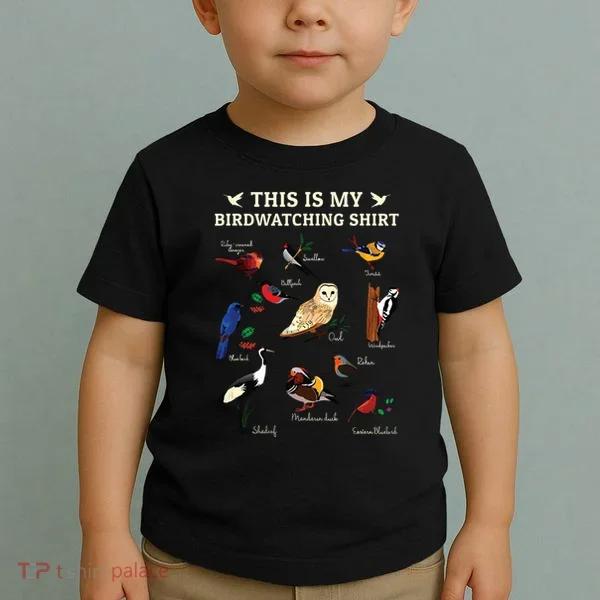 Cool Bird Lover Birdwatching Present Birdwatcher Birder Gift Toddler T-Shirt