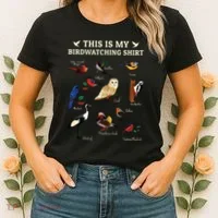 Cool Bird Lover Birdwatching Present Birdwatcher Birder Gift Women's T-Shirt thumb 2