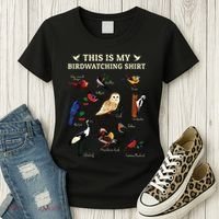 Cool Bird Lover Birdwatching Present Birdwatcher Birder Gift Women's T-Shirt thumb 3
