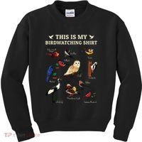 Cool Bird Lover Birdwatching Present Birdwatcher Birder Gift Kids Sweatshirt thumb 0