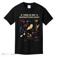 Cool Bird Lover Birdwatching Present Birdwatcher Birder Gift Kids T-Shirt thumb 0