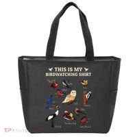 Cool Bird Lover Birdwatching Present Birdwatcher Birder Gift Tote Bag thumb 0