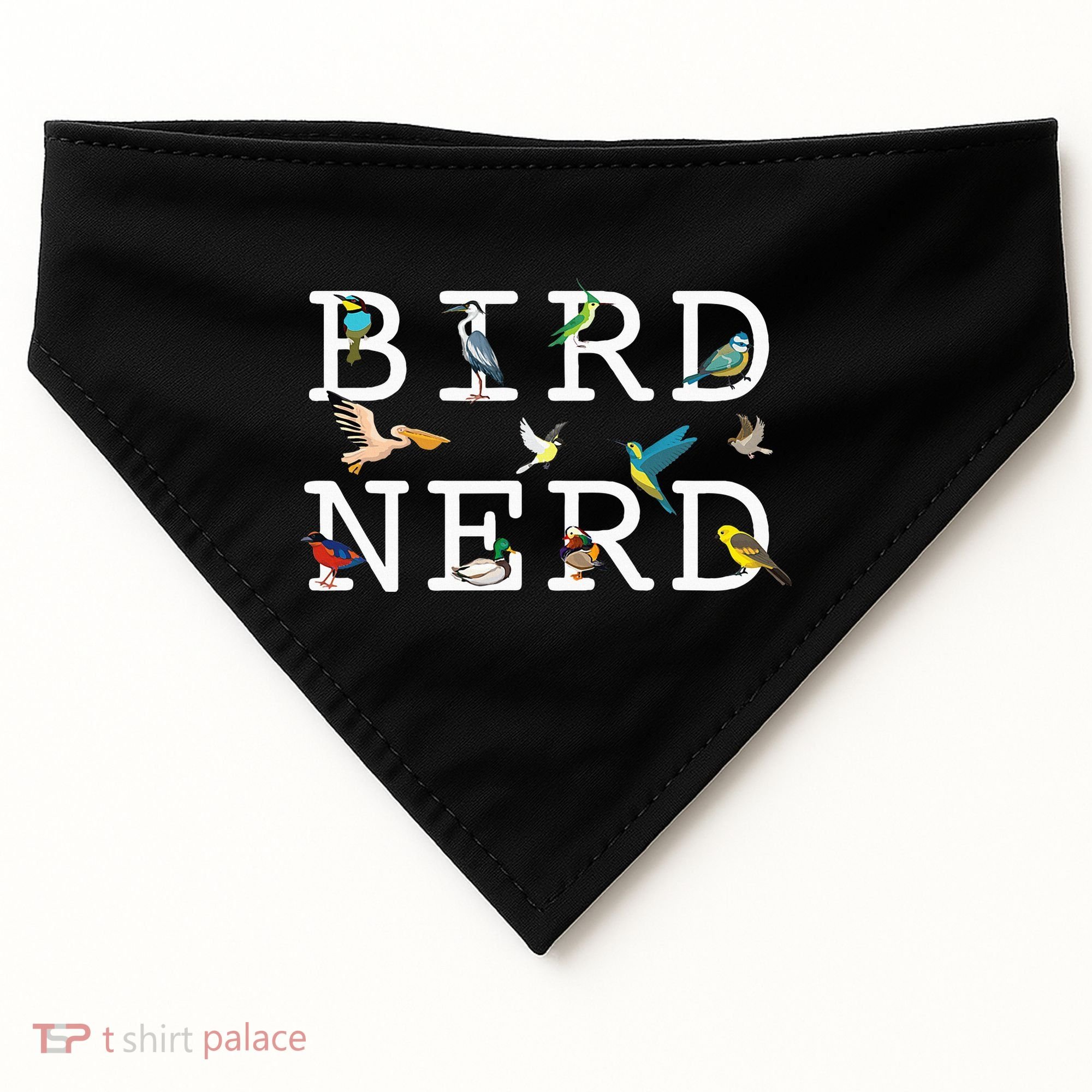Cool Bird Lover Birdwatching Present Birdwatcher Birder Gift USA-Made Doggie Bandana