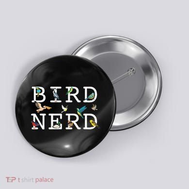 Cool Bird Lover Birdwatching Present Birdwatcher Birder Gift Button