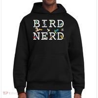 Cool Bird Lover Birdwatching Present Birdwatcher Birder Gift District V.I.T. Heavyweight Hoodie thumb 0