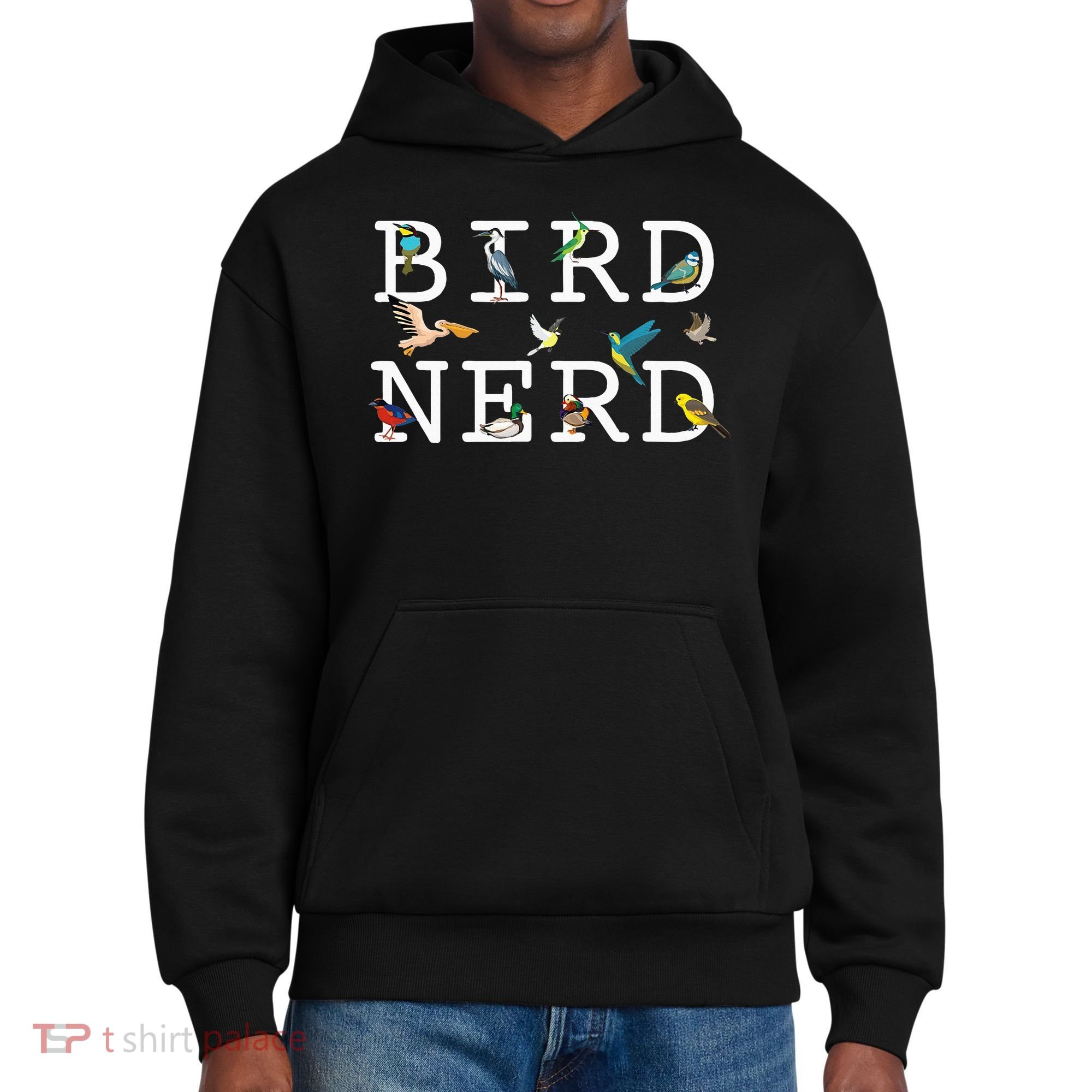 Cool Bird Lover Birdwatching Present Birdwatcher Birder Gift District V.I.T. Heavyweight Hoodie