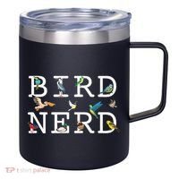 Cool Bird Lover Birdwatching Present Birdwatcher Birder Gift 12oz Stainless Steel Coffee Mug thumb 0