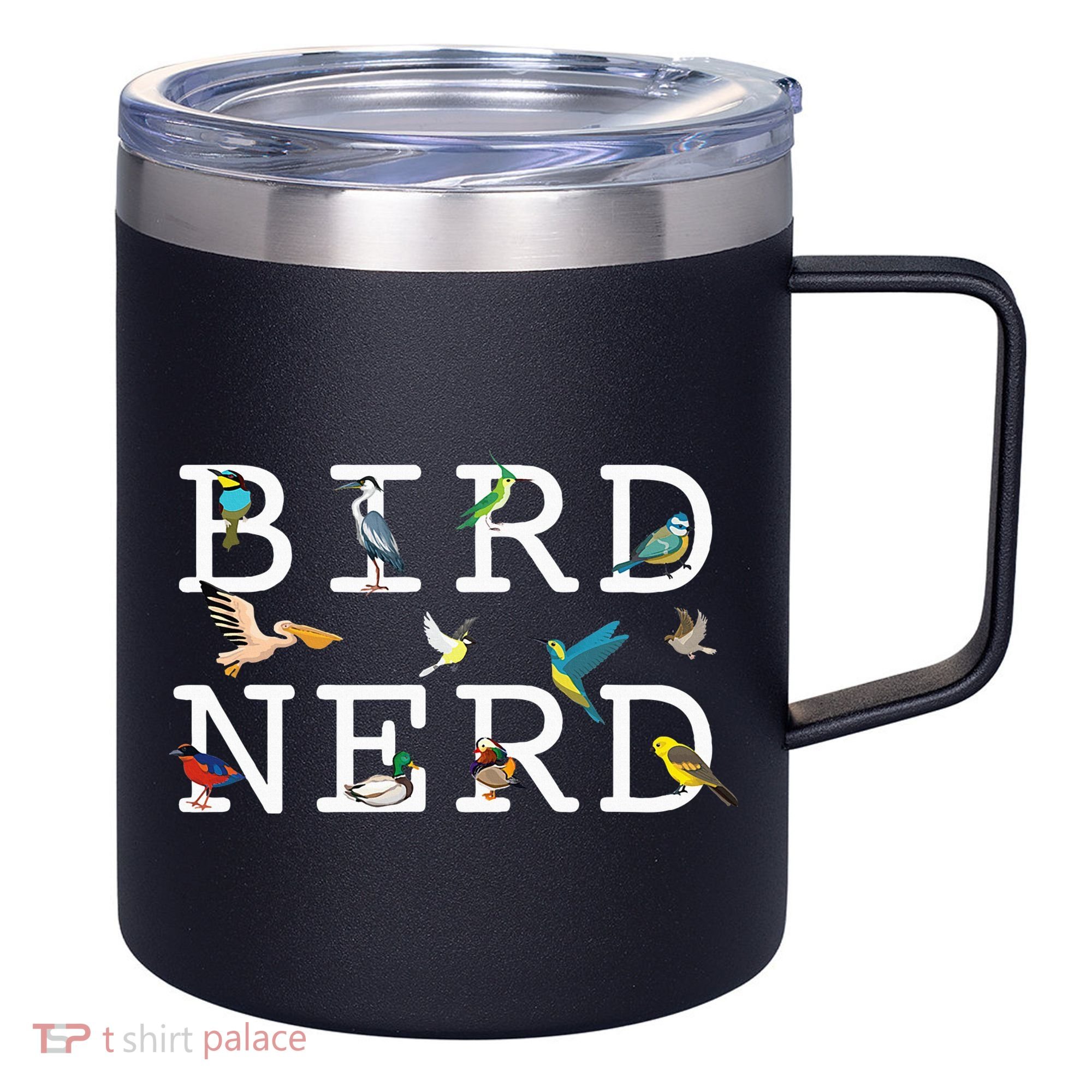 Cool Bird Lover Birdwatching Present Birdwatcher Birder Gift 12oz Stainless Steel Coffee Mug