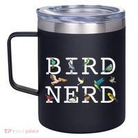 Cool Bird Lover Birdwatching Present Birdwatcher Birder Gift 12oz Stainless Steel Coffee Mug thumb 2
