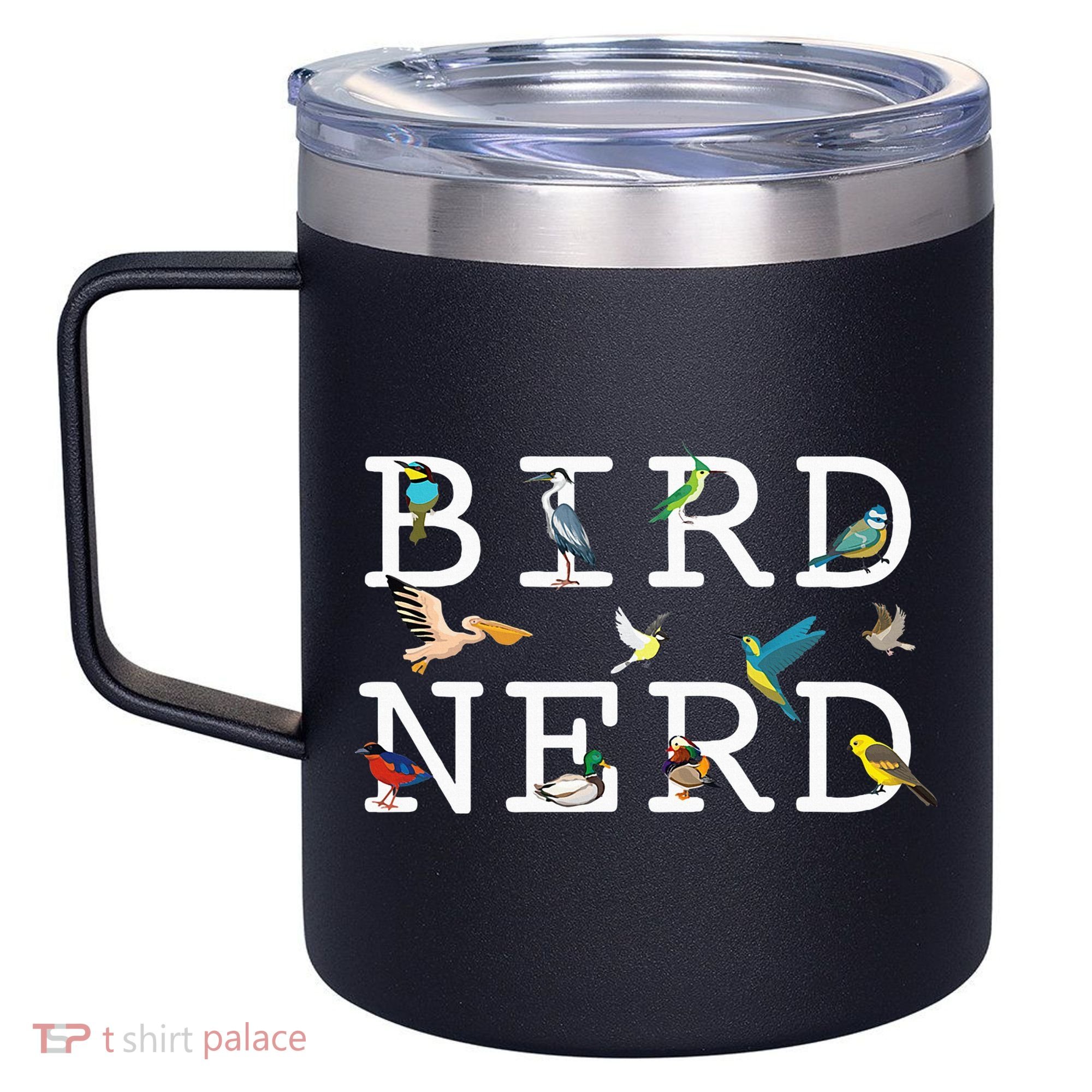 Cool Bird Lover Birdwatching Present Birdwatcher Birder Gift 12oz Stainless Steel Coffee Mug