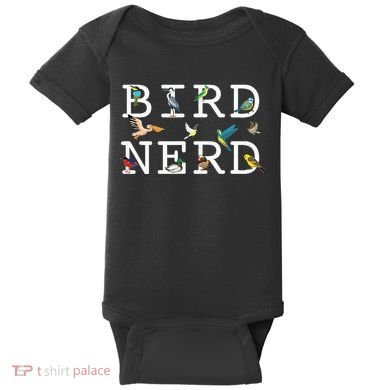 Cool Bird Lover Birdwatching Present Birdwatcher Birder Gift Baby Bodysuit