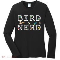 Cool Bird Lover Birdwatching Present Birdwatcher Birder Gift Women's Long Sleeve Shirt thumb 0