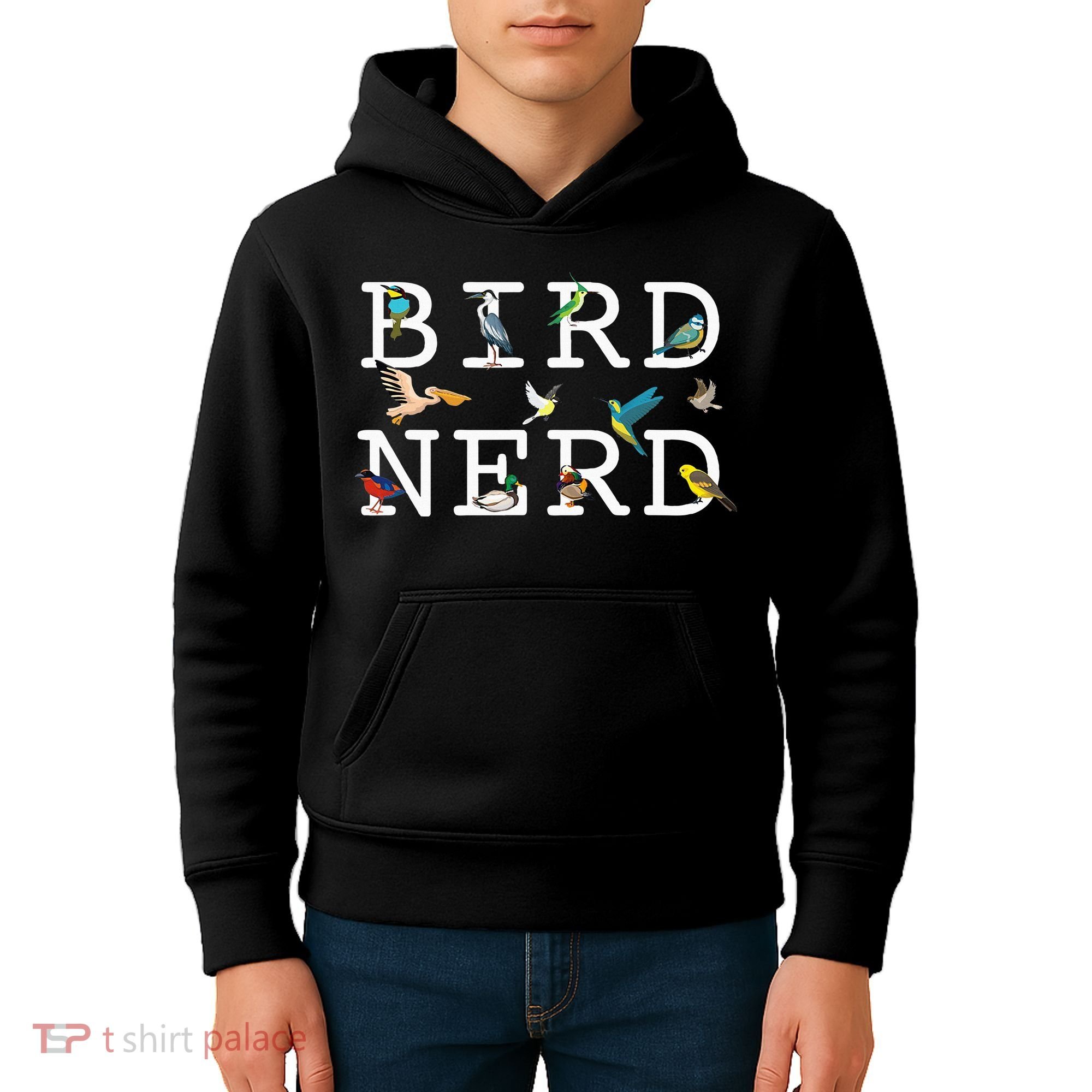 Cool Bird Lover Birdwatching Present Birdwatcher Birder Gift Kids Hoodie