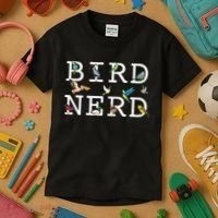 Cool Bird Lover Birdwatching Present Birdwatcher Birder Gift Kids T-Shirt thumb 3
