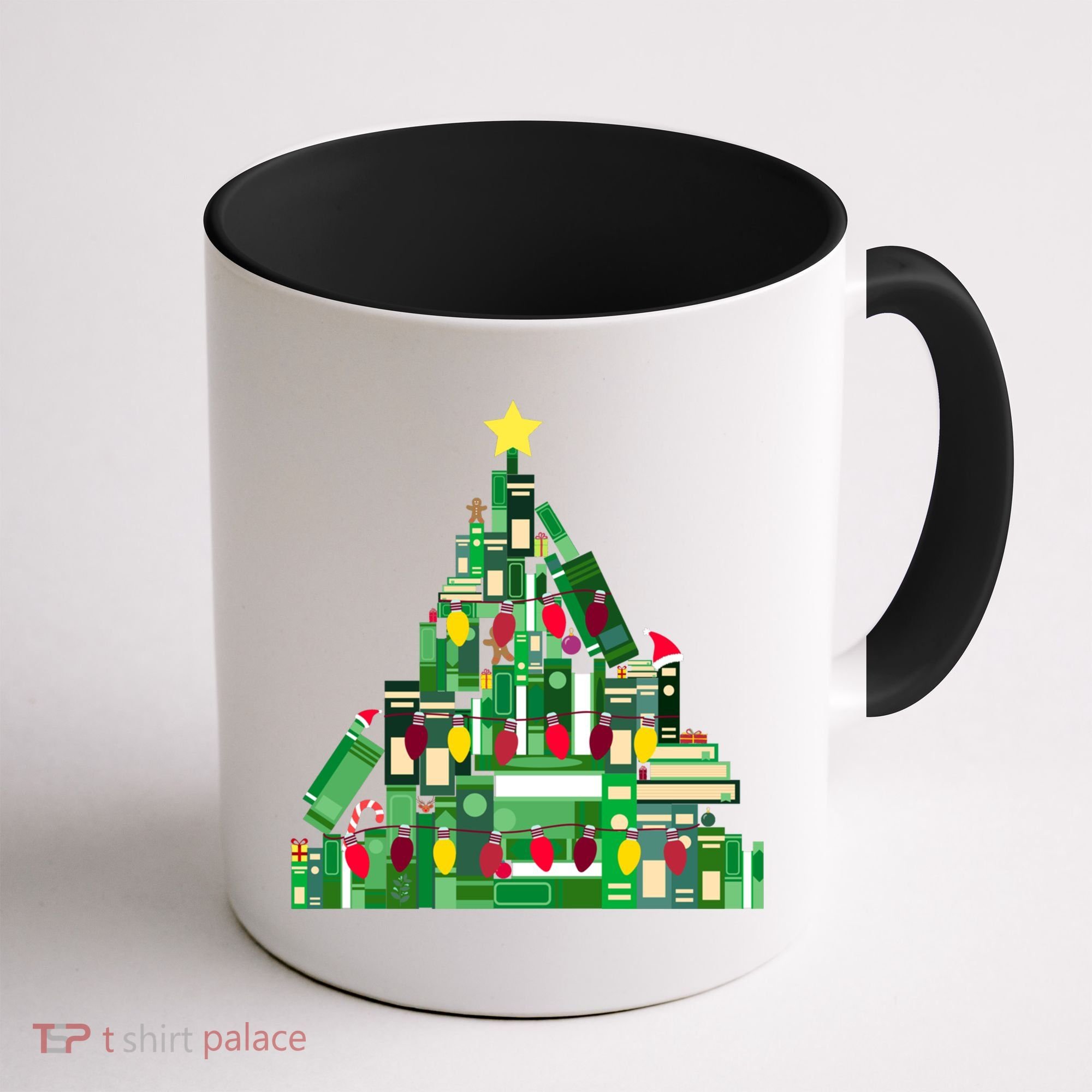 Christmas Book Lover Xmas Tree Reading Nerd Great Gift Coffee Mug