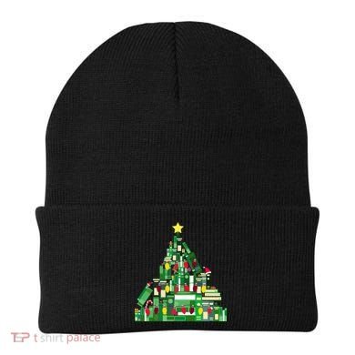 Christmas Book Lover Xmas Tree Reading Nerd Great Gift Beanie