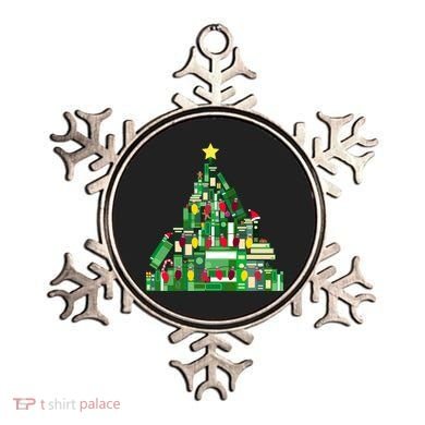 Christmas Book Lover Xmas Tree Reading Nerd Great Gift Ornament