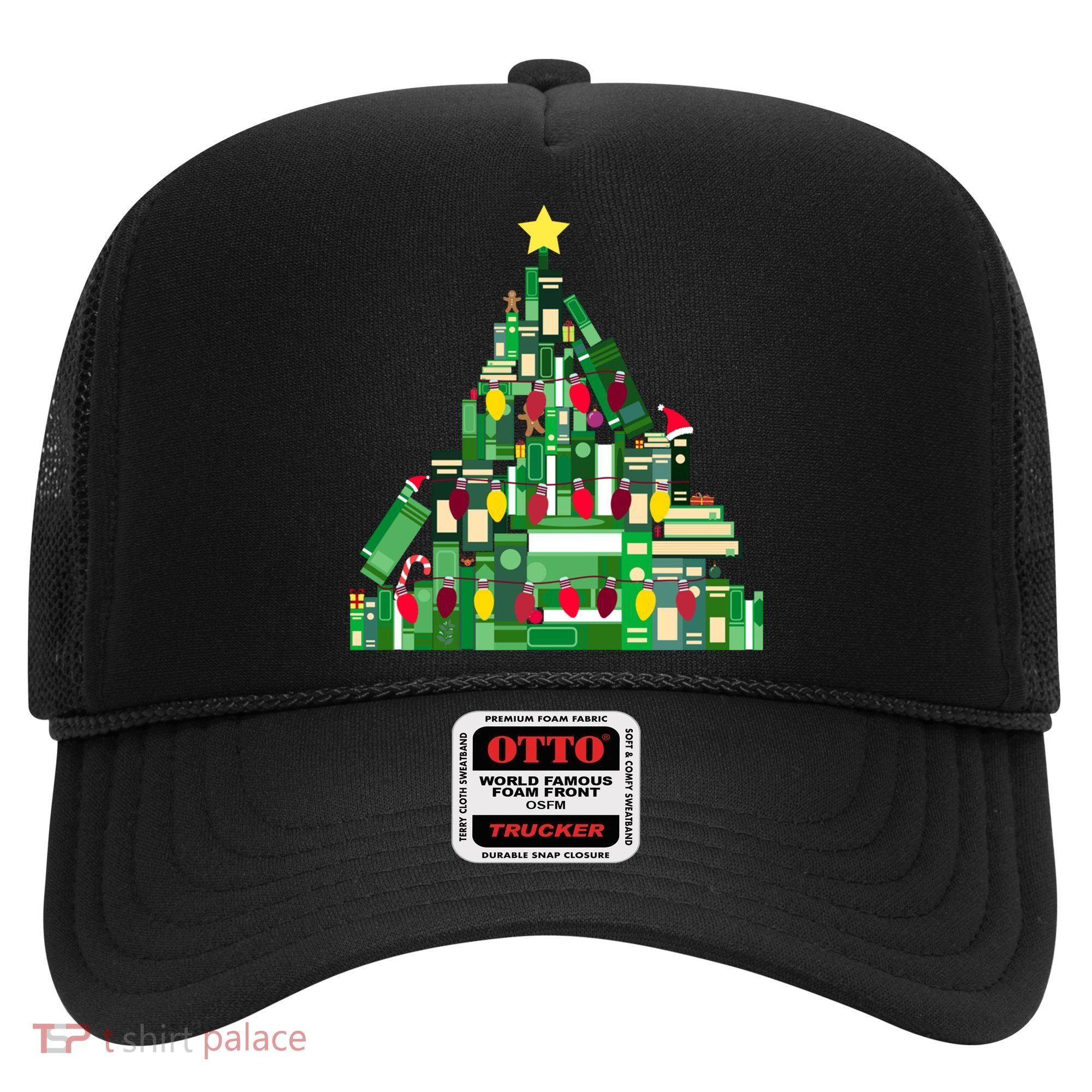 Christmas Book Lover Xmas Tree Reading Nerd Great Gift Hat