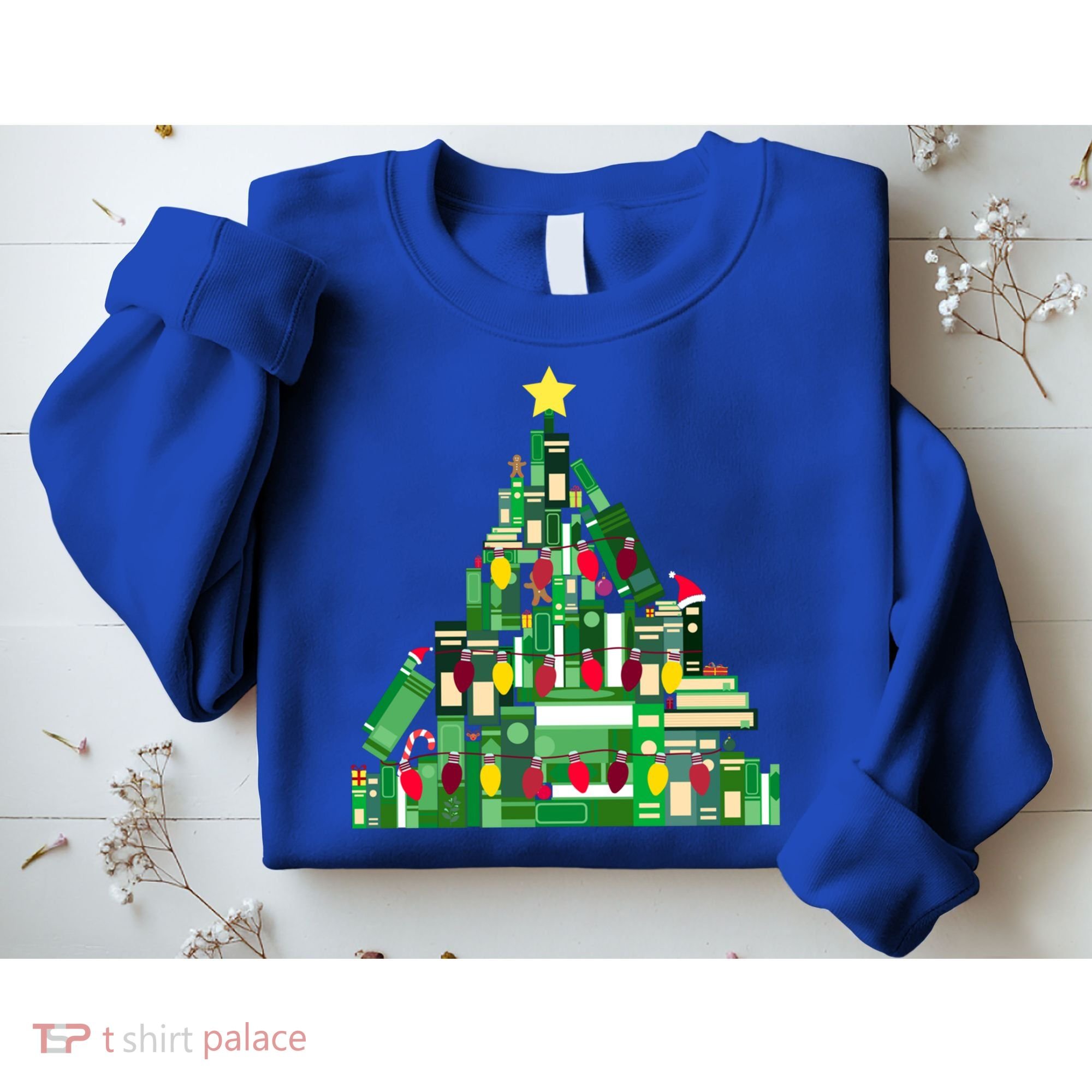 Christmas Book Lover Xmas Tree Reading Nerd Great Gift Sweatshirt