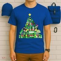 Christmas Book Lover Xmas Tree Reading Nerd Great Gift T-Shirt thumb 6
