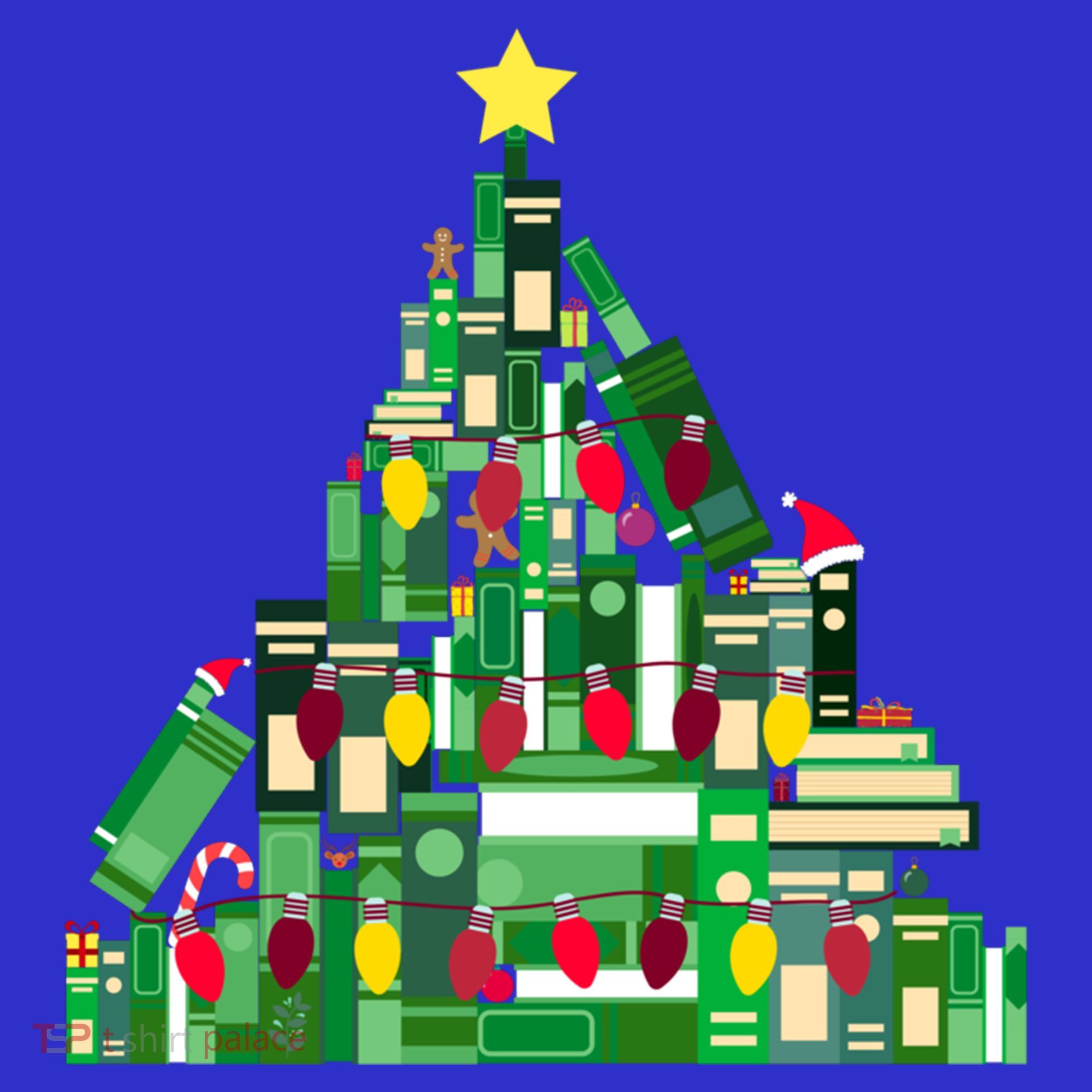 Christmas Book Lover Xmas Tree Reading Nerd Great Gift Visor