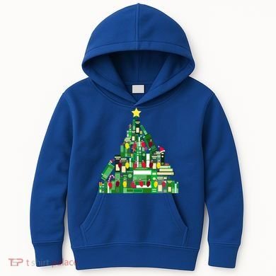 Christmas Book Lover Xmas Tree Reading Nerd Great Gift Kids Hoodie