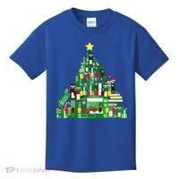Christmas Book Lover Xmas Tree Reading Nerd Great Gift Kids T-Shirt thumb 0