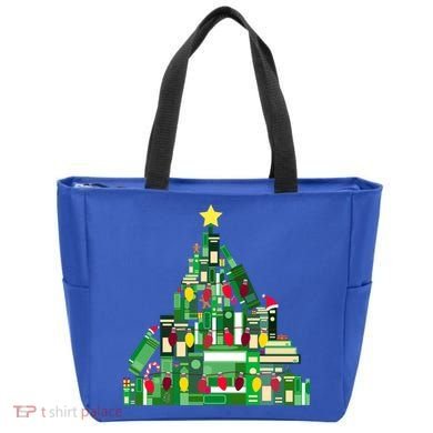 Christmas Book Lover Xmas Tree Reading Nerd Great Gift Tote Bag