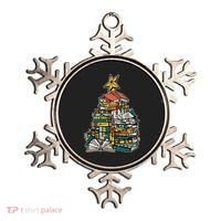 Christmas Book Lover Xmas Tree Reading Nerd Cool Gift Ornament thumb 0