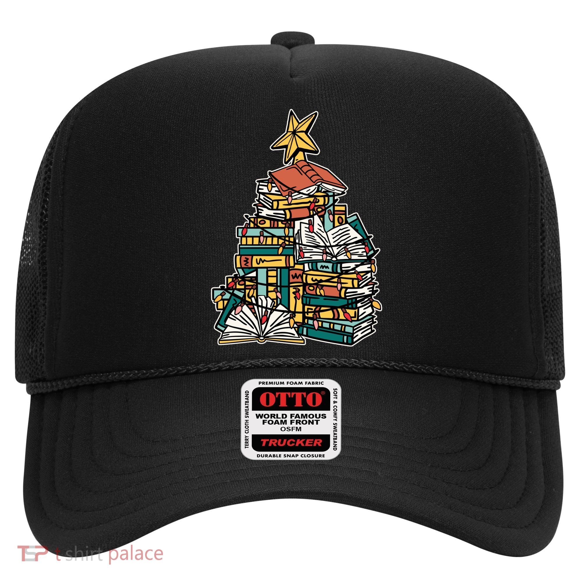 Christmas Book Lover Xmas Tree Reading Nerd Cool Gift Hat