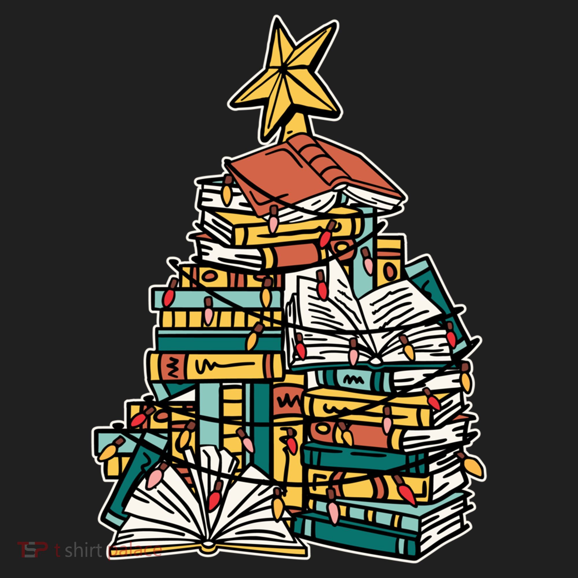 Christmas Book Lover Xmas Tree Reading Nerd Cool Gift Hat