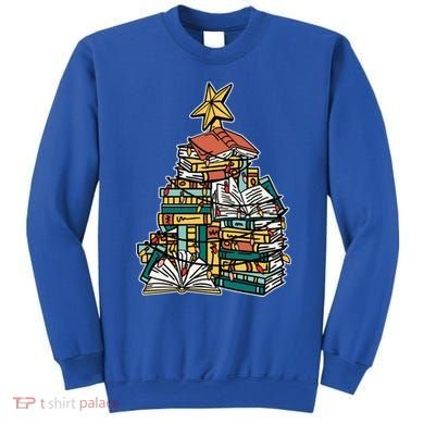 Christmas Book Lover Xmas Tree Reading Nerd Cool Gift Sweatshirt