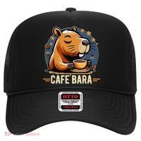 Café Bara Logo Coffee Bar Cafebara Barista Capybara Funny Hat thumb 0