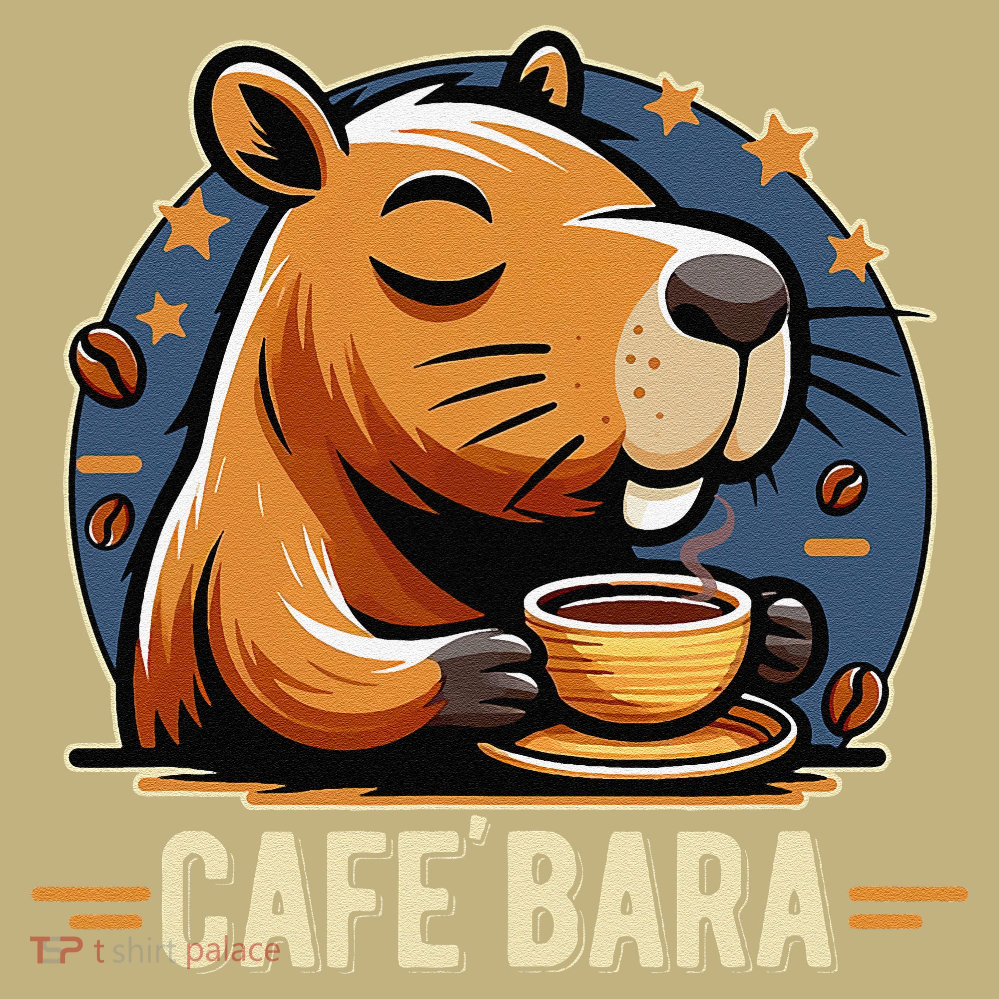 Café Bara Logo Coffee Bar Cafebara Barista Capybara Funny Sweatshirt