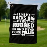 Cool Bird Lover Birdwatching Enthusiast Golf Towel thumb 1