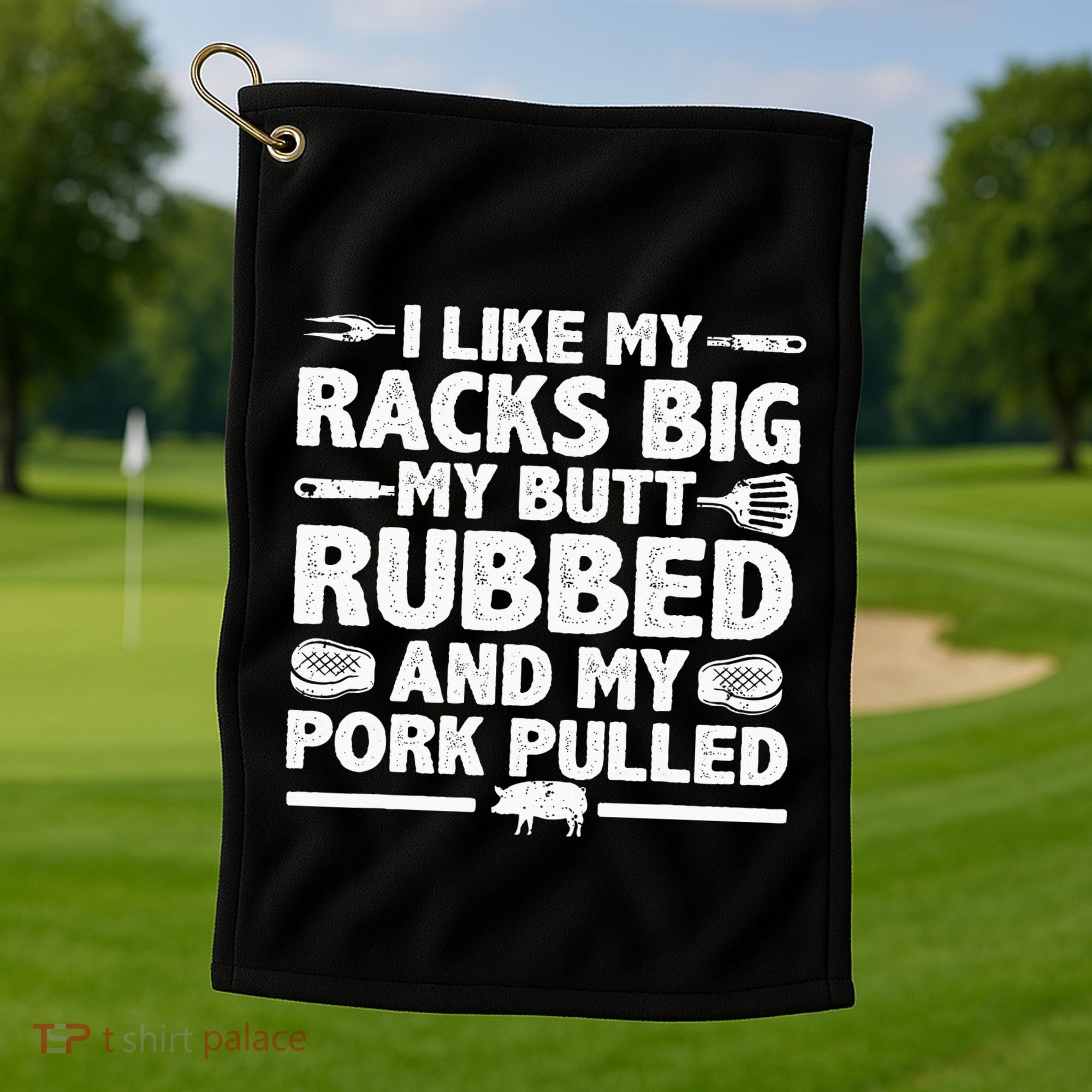 Cool Bird Lover Birdwatching Enthusiast Golf Towel