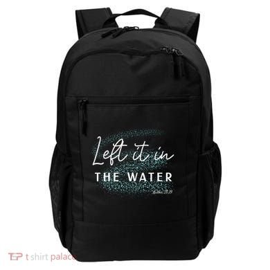 Christian Baptism Left It In The Water Matthew 2819 Backpack