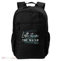 Christian Baptism Left It In The Water Matthew 2819 Backpack thumb 0
