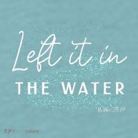 Christian Baptism Left It In The Water Matthew 2819 Sueded Cloud Jersey T-Shirt thumb 2