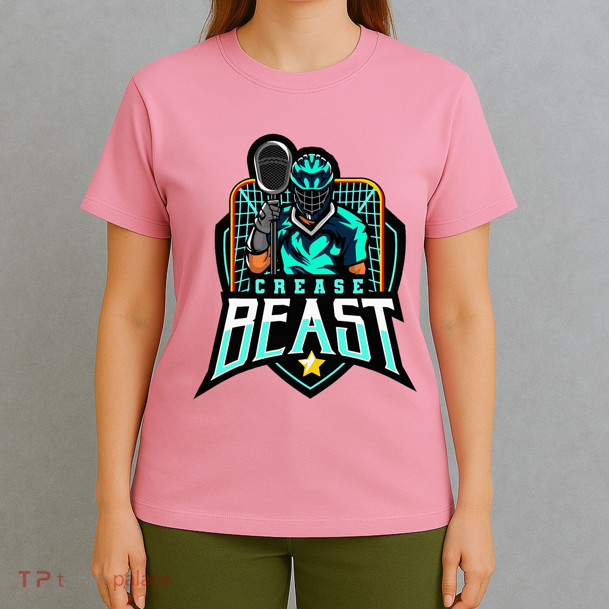 Crease Beast Lacrosse Goalkeeper For Lacrosse Goalie T-Shirt