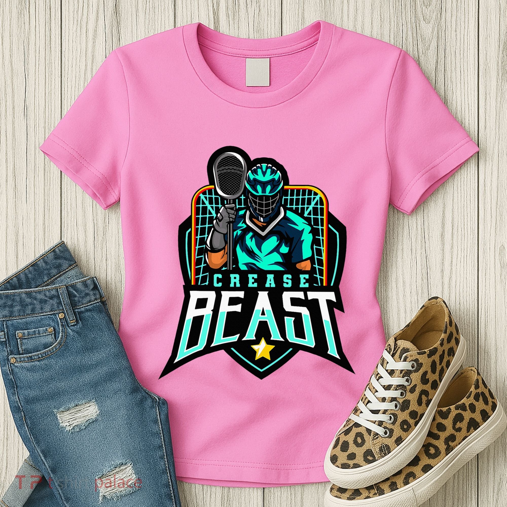 Crease Beast Lacrosse Goalkeeper For Lacrosse Goalie Women's T-Shirt