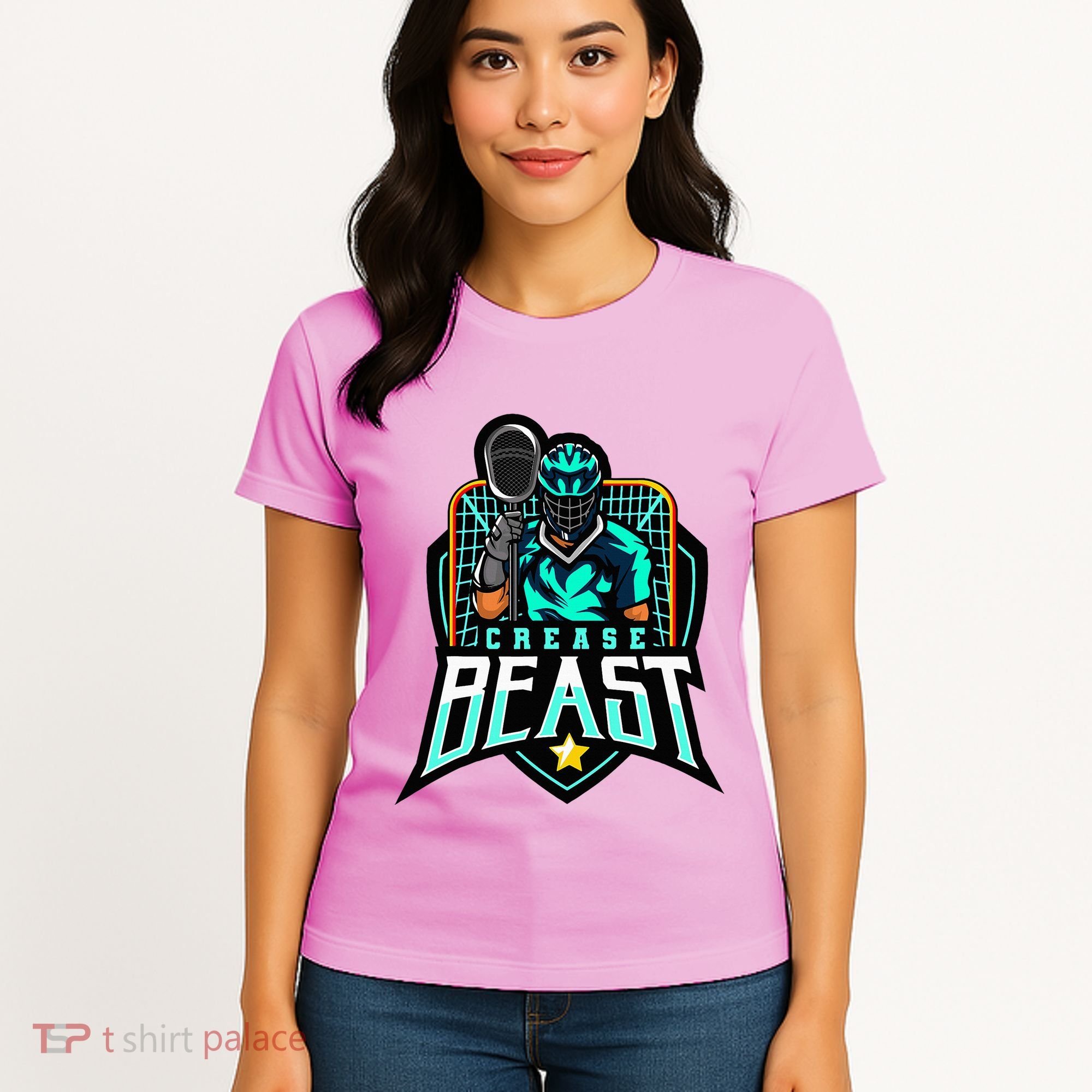 Crease Beast Lacrosse Goalkeeper For Lacrosse Goalie Women's T-Shirt
