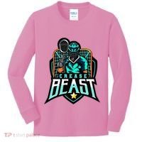 Crease Beast Lacrosse Goalkeeper For Lacrosse Goalie Kids Long Sleeve Shirt thumb 0