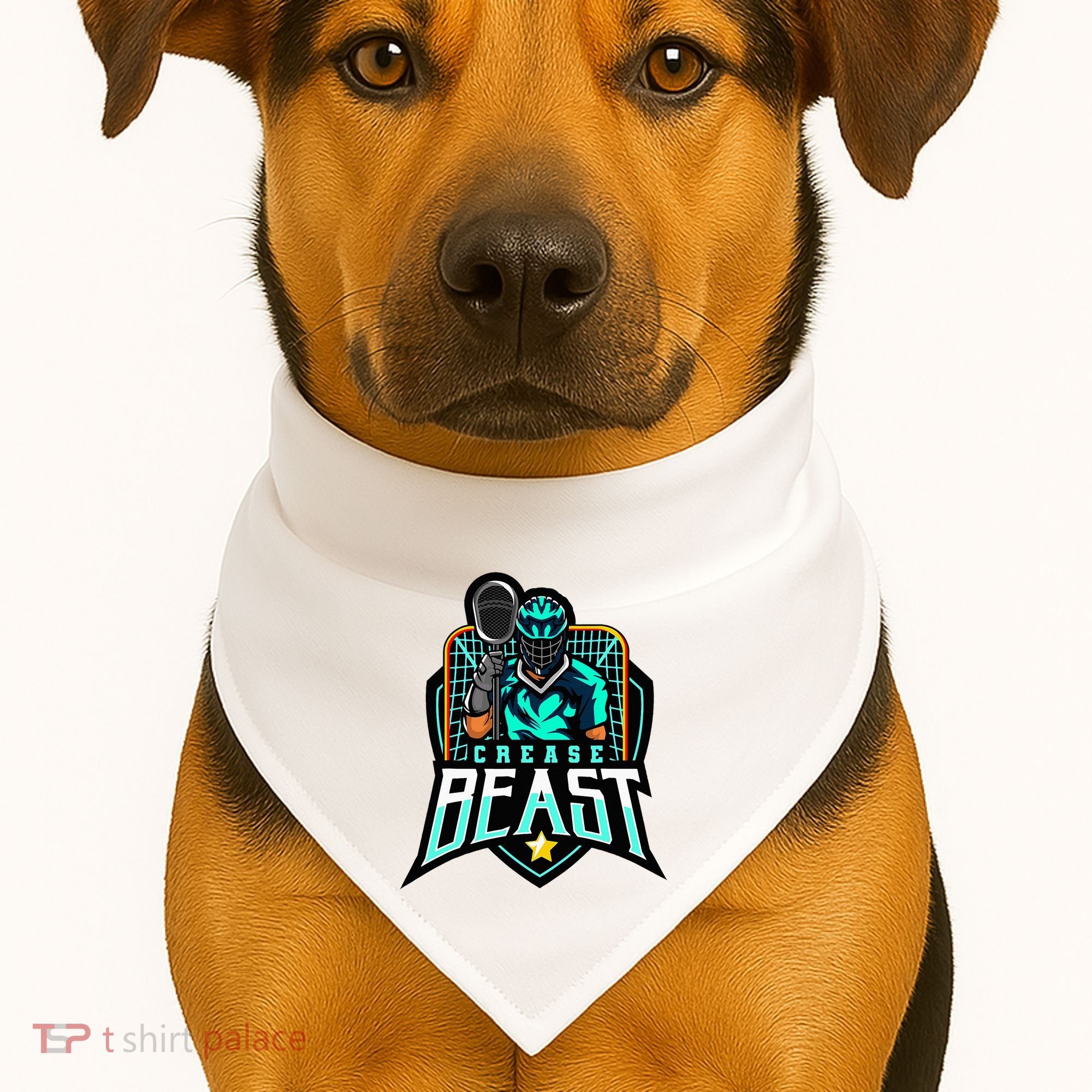 Crease Beast Lacrosse Goalkeeper For Lacrosse Goalie USA-Made Doggie Bandana