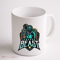 Crease Beast Lacrosse Goalkeeper For Lacrosse Goalie Coffee Mug thumb 1